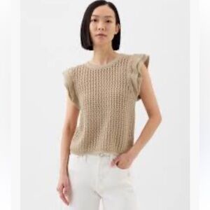 GAP Factory Light Tan Knit Pullover